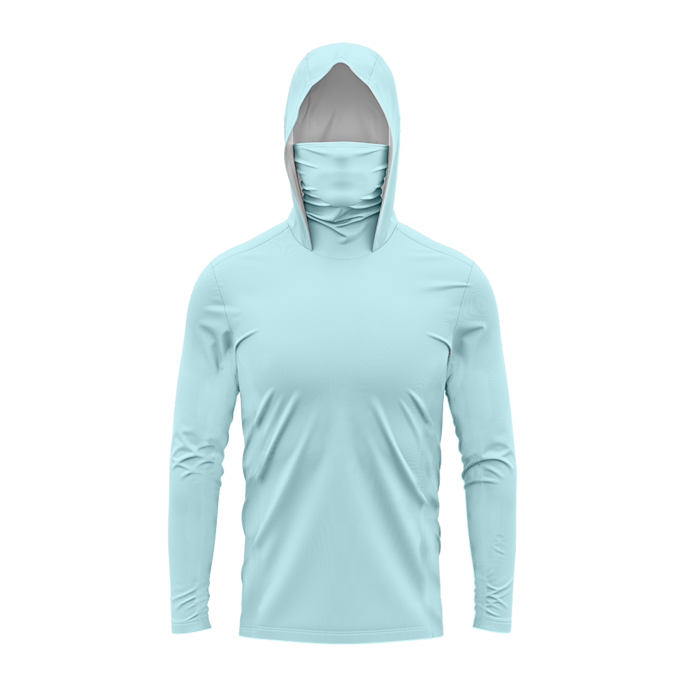 Camisa de pesca com capuz e pr - Fishing Mask Sun Protection avaliação e preço
