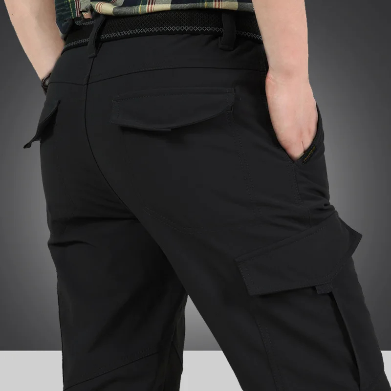 Inverno calças grossas dos hom - Fishing Pants Waterproof avaliação e preço